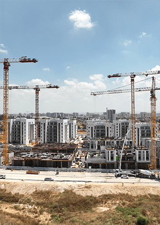 בניית גינדי רמת פנקס The Construction of Gindi Ramat Pinkas