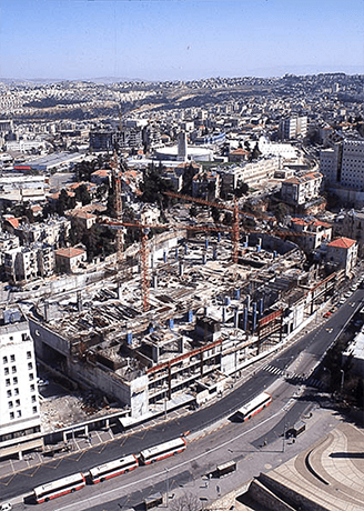 בניית התחנה המרכזית בירושלים The Construction of the Central Station in Jerusalem