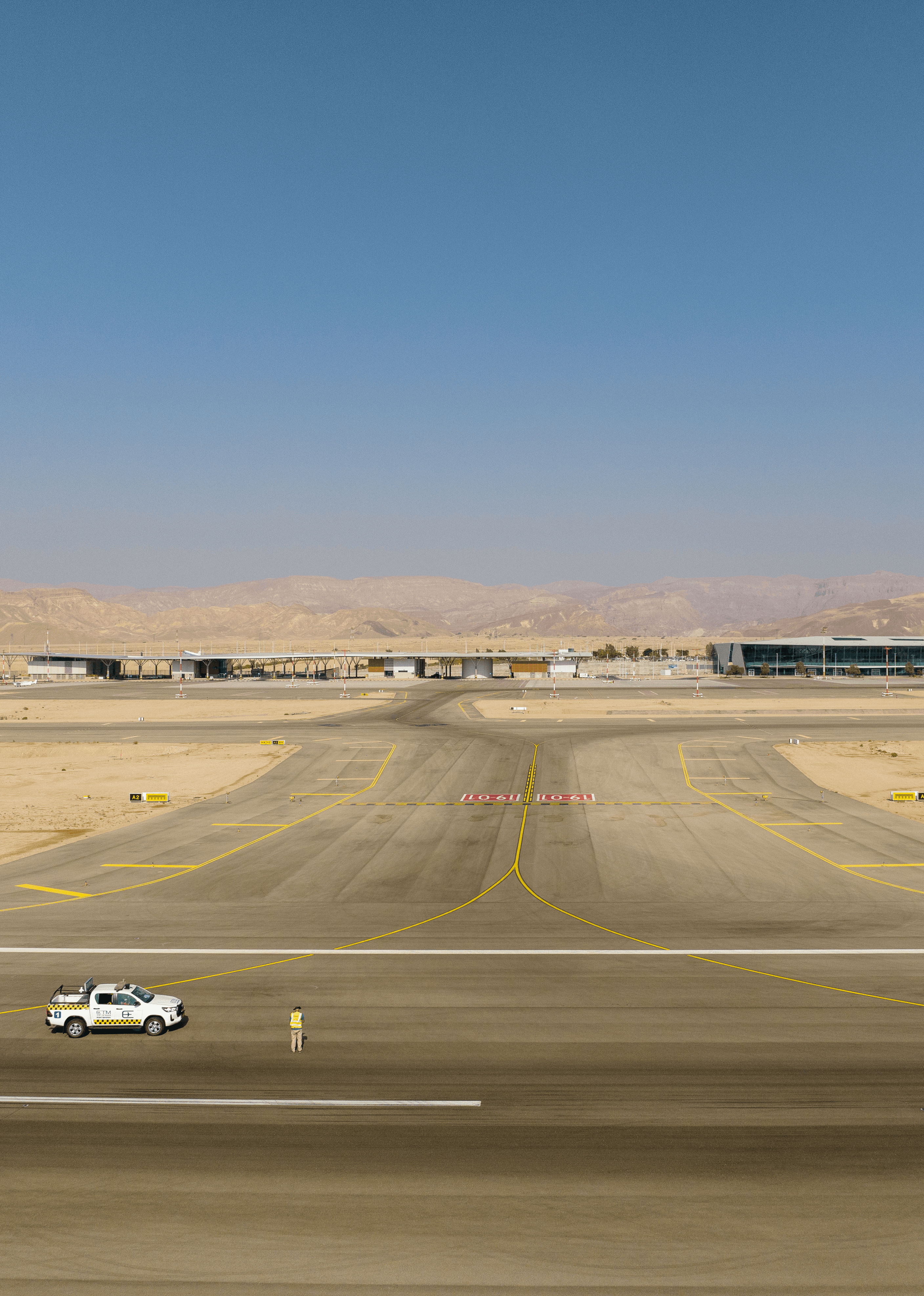 מסלול בנמל התעופה רמון Route at Ramon Airport