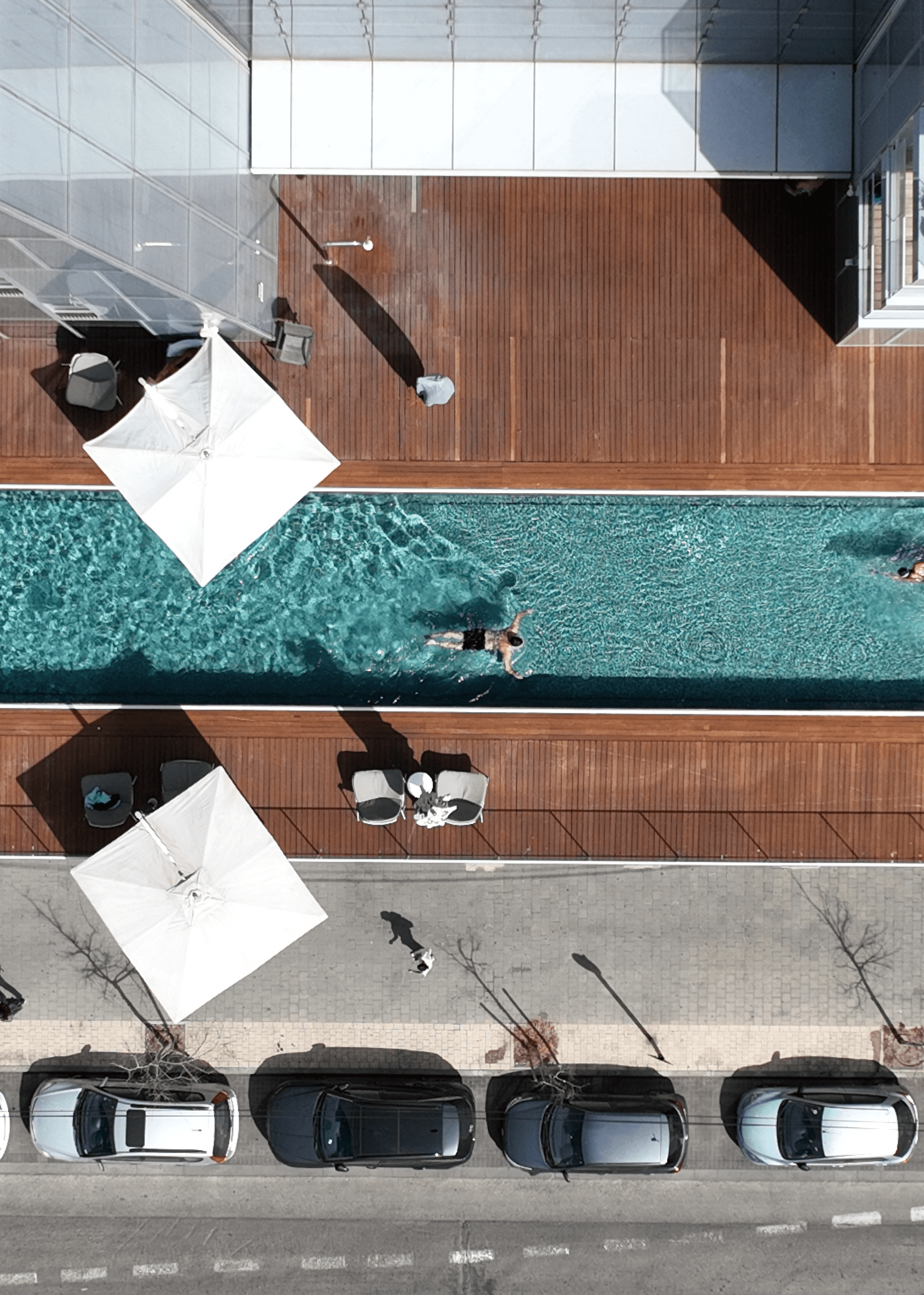 בריכה אולימפית במגדל יוקרתי ארלוזורוב An Olympic Pool in the Luxury Arlozorov Tower