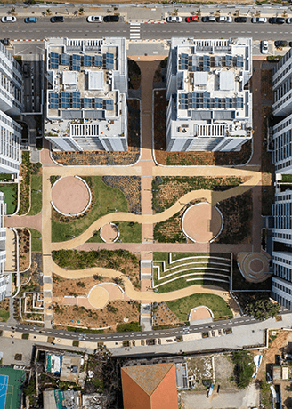 מתחם מגורים בתל אביב A Residential Complex in Tel Aviv