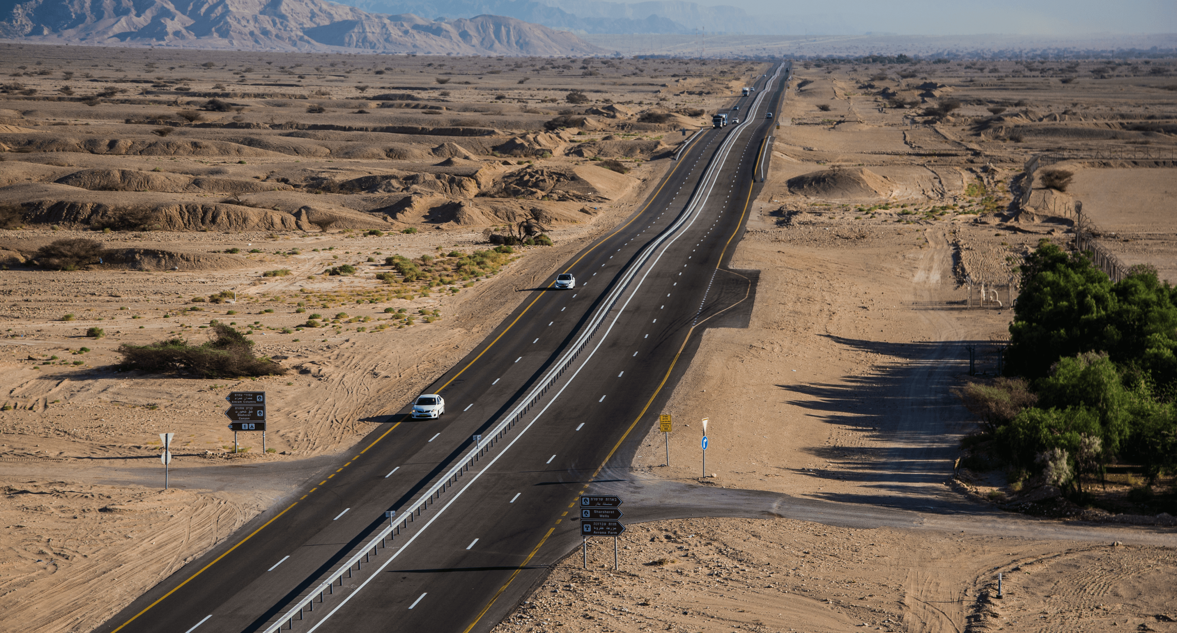 מקטע בכביש 90 Section Of Highway 90