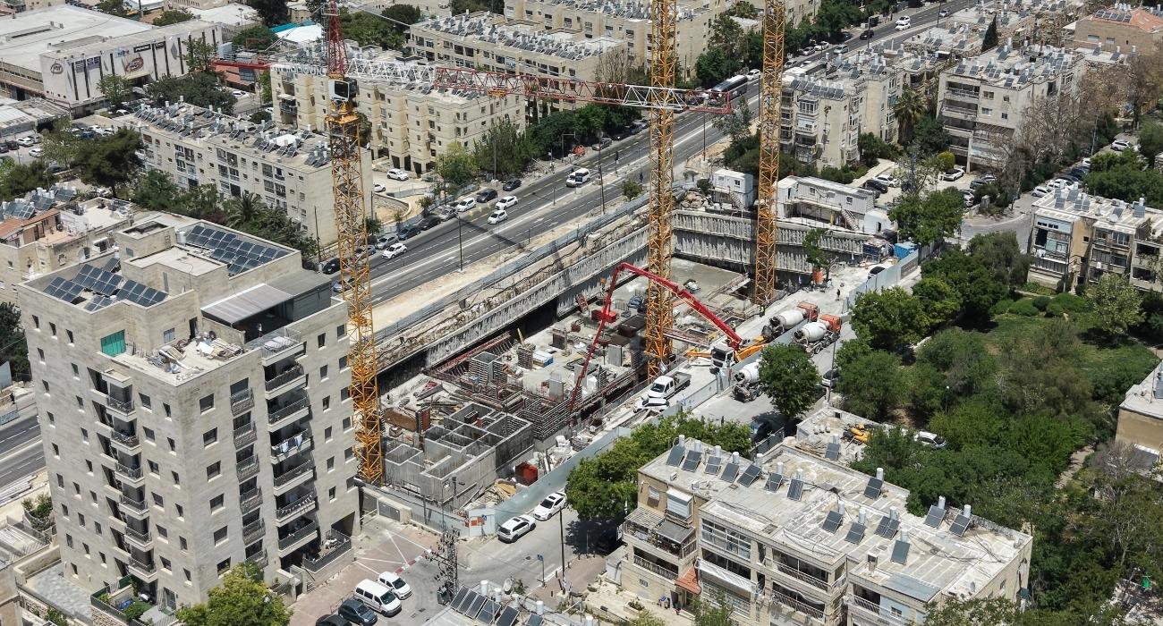 אתר הבנייה של פרויקט ארנונה רזידנס